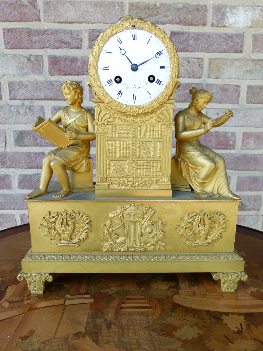 Charles X restauration Pendule clock 