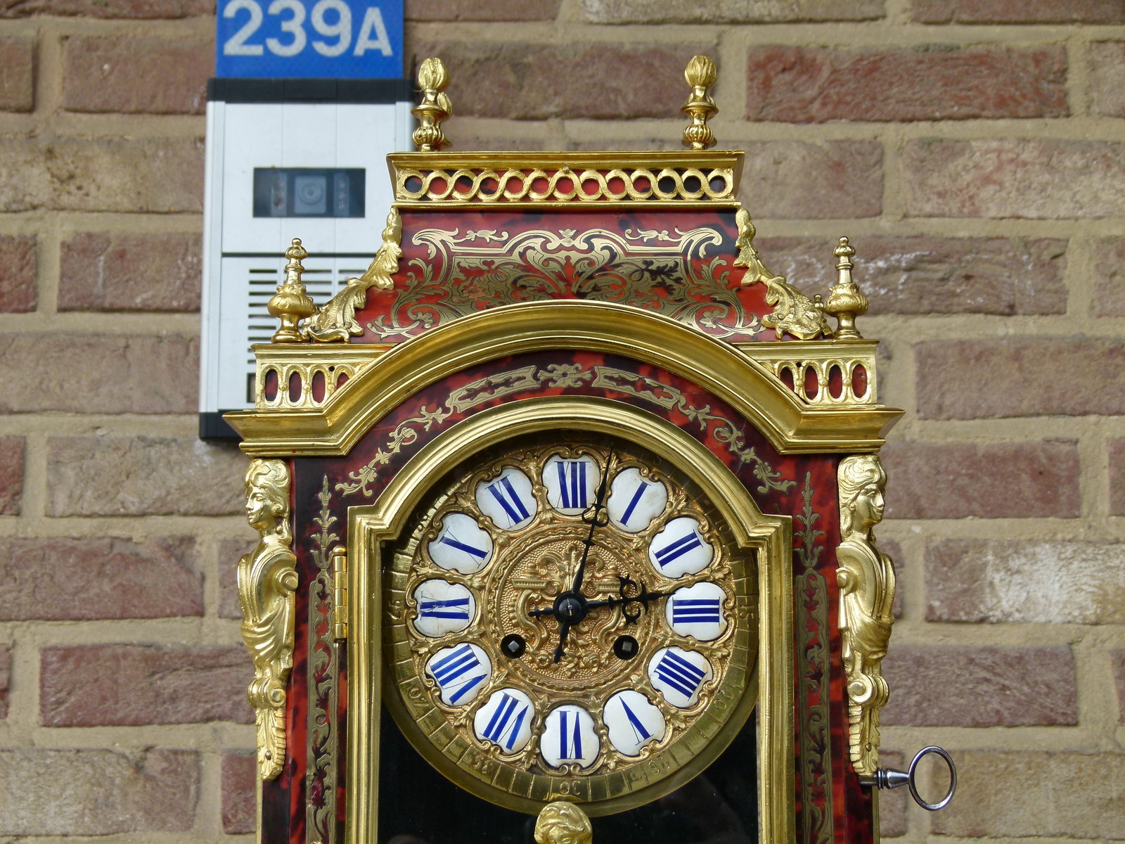 Napoleon 3  cartel Clock